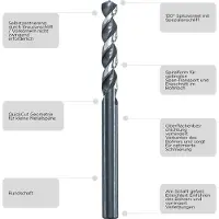Kwb AKKU-TOP Metallbohrer HI-NOX 258655 - 5,5 mm,