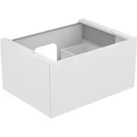 Keuco EDITION 11 Meuble sous-lavabo pour lavabos à encastrer, 1 tiroir frontal, 700x350x535mm, 31241370000