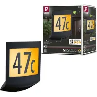 Paulmann Applique murale d'extérieur LED Padea respectueuse des insectes