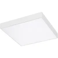 Rabalux Plafonnier LED blanc Tartu carré 175x175mm 18W IP44 CCT R7895