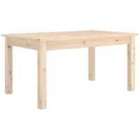 Syfax Table basse 80x50x40 cm Bois massif de pin