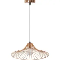 Toolight Lampe Suspendue APP483-1CP Rose Gold