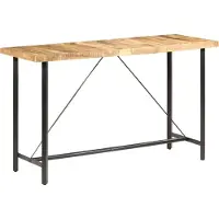 Prolenta Maison Exclusive - Table de bar 180 x 70 x 107 cm en bois de manguier brut