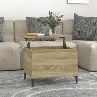 Prolenta Maison Exclusive - Table basse en chêne Sonoma 60x44,5x45 cm Matériau dérivé du bois