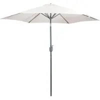 Greemotion parasol rond, beige inclinable Ø 270,0 cm