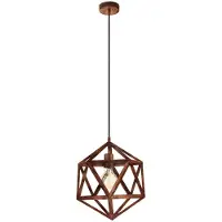 Eglo Lampe à suspension Embleton 30,5cm cuivre antique
