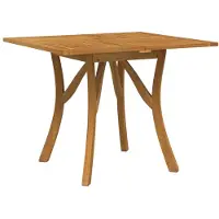 Syfax Table de jardin 85x85x75 cm Bois d'acacia solide