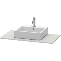 Duravit Console XSquare, 1 découpe, 1000x16x550mm, XS060E00707