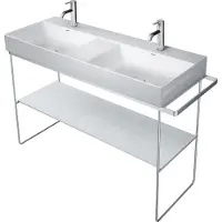 Duravit DuraSquare console en métal 126,5x45,1cm, pour lavabo 235312, sur pied, 0031171000