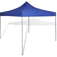 Syfax Tente pliable Bleu 3 x 3 m