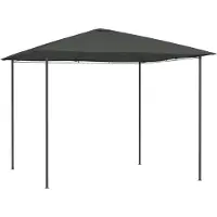 Syfax Pavillon 3x3x2,6 m Anthracite 160 g/m