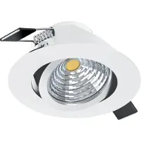 Eglo Spot LED réglable Saliceto rond - 6w - 4000K blanc