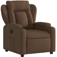 Syfax Fauteuil inclinable Marron Tissu