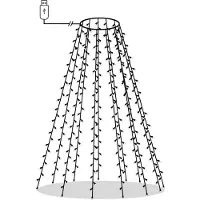 vidaXL Filet lumineux pour arbre de Noël avec 180 LEDs Multicolore 180 cm