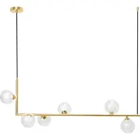 Toolight Lampe Suspendue APP690-6CP Gold