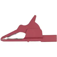 Ks Tools prise d'entrée 4,0 mm sur pince crocodile étroite, rouge
