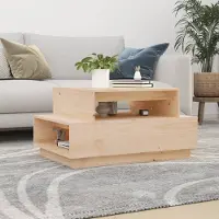 Prolenta Maison Exclusive - Table basse 80x55x40,5 cm en pin massif
