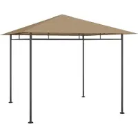 Syfax Belvédère 3x3x2,7 m Taupe 180 g/m²