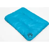 HOBBYDOG Coussin pour chien Matelas pour chien Lit pour chien Lit pour animal Coussin pour chien Lit pour chat - Eco - 90 x 60 cm [Taille : L] - Bleu