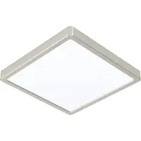 Eglo Plafonnier Zigbee Fueva-Z 28,5x28,5cm en acier inoxydable