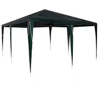 Syfax Tente de fête Vert 400 x 400 x 266 cm Polyéthylène et acier