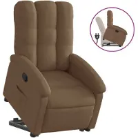 Syfax Fauteuil inclinable Marron Tissu