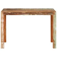 vidaXL Table de salle à manger 110x55x76 cm Vieux bois massif