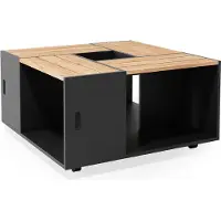 Vicco Table basse Anton Anthracite 80x80cm, Model 36719