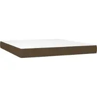 Syfax Matelas de lit à ressorts ensachés fermeté moyenne Marron foncé 160x200x20 cm