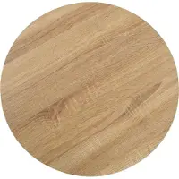vidaXL Table de bistrot marron clair 50 cm MDF