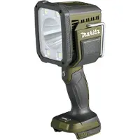 Makita DML 812 O Projecteur portatif sans fil 18 V 1250 lm LED Olive Grn Outdoor Adventure Sonderedition Solo - sans batterie, sans chargeur