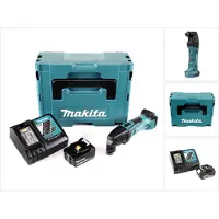 Makita DTM 50 RF1J Outil multifonctions sans fil 18V Li-Ion en Makpac + 1x batterie 3,0 Ah + 1x chargeur