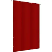Syfax Écran de balcon Rouge 140x240 cm Tissu Oxford