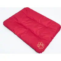 HOBBYDOG Coussin pour chien Matelas pour chien Lit pour chien Lit pour animal Coussin pour chien Lit pour chat - Eco - 100 x 70 cm [Taille : XL] - Rouge
