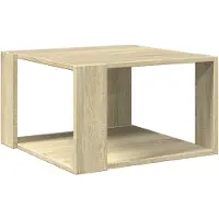 Syfax Table basse chêne sonoma 51,5x51,5x30 cm bois d'ingénierie