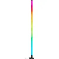 Brilliant LED Lampadaire Neele Lampadaire LED, 150 cm, RGB numérique, capteur de musique, intensité lumineuse variable, noir