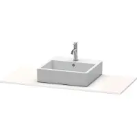 Duravit Console XSQUARE avec découpe 16x1200x550mm blanc laqué hgl