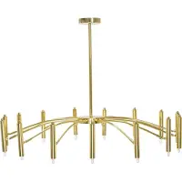 Toolight Lampe APP1197-15CP Gold