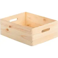 Astigarraga Boîte multi-usages CBS403023 Pin naturel (40 x 30 x 23 cm)