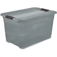 Keeeper 1094282700000 boîte de rangement "cornelia", 52 litres, crystal-grey