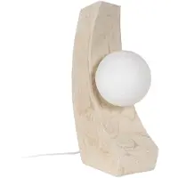 Bigbuy Tischlampe Creme Polyresin 220-240 V 16,5 x 11,5 x 30 cm