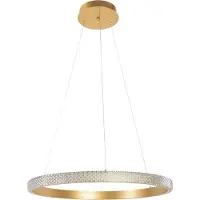 Toolight Lampe Suspendue APP1203-CP 60cm Gold
