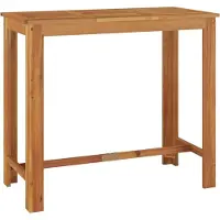 Syfax Table de bar de jardin 120x60x105 cm Bois d'acacia solide