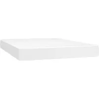 Syfax Matelas de lit à ressorts ensachés fermeté moyenne Blanc 140x200x20 cm