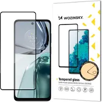 Wozinsky Verre trempé durable 9H pour Motorola Moto G62 plein écran avec cadre, noir