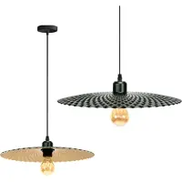 Toolight Lampe Suspendue APP1290-1CP Brush Gold
