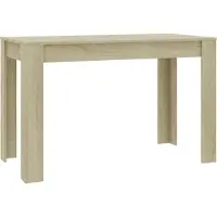 Syfax Table à manger Chêne sonoma 120x60x76 cm Bois d'ingénierie