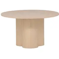 Furnlux Classic FURNLUX Table basse Olivia Chêne 80cm / Hauptfarbe : Beige / Dimensions : 80 x 80 x 45 cm
