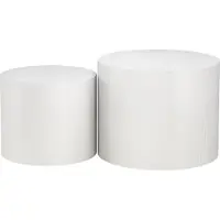 Vicco Ensemble de tables basses Giva Blanc 48x48cm, Model 51639