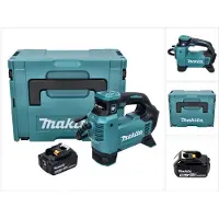 Makita DMP181T1J Compresseur/Gonfleur sans fil 11,1 bar 18V + 1x Batterie 5,0 Ah + Coffret Makpac - sans chargeur